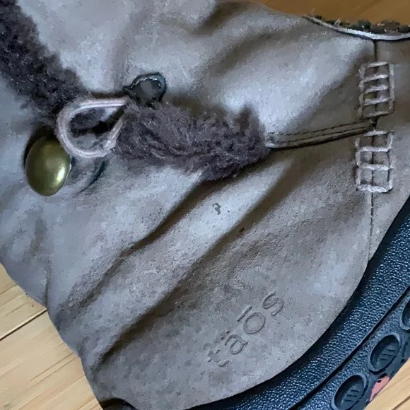 TAOS Light Brown Suede Bootie 8 - Picture 7 of 9